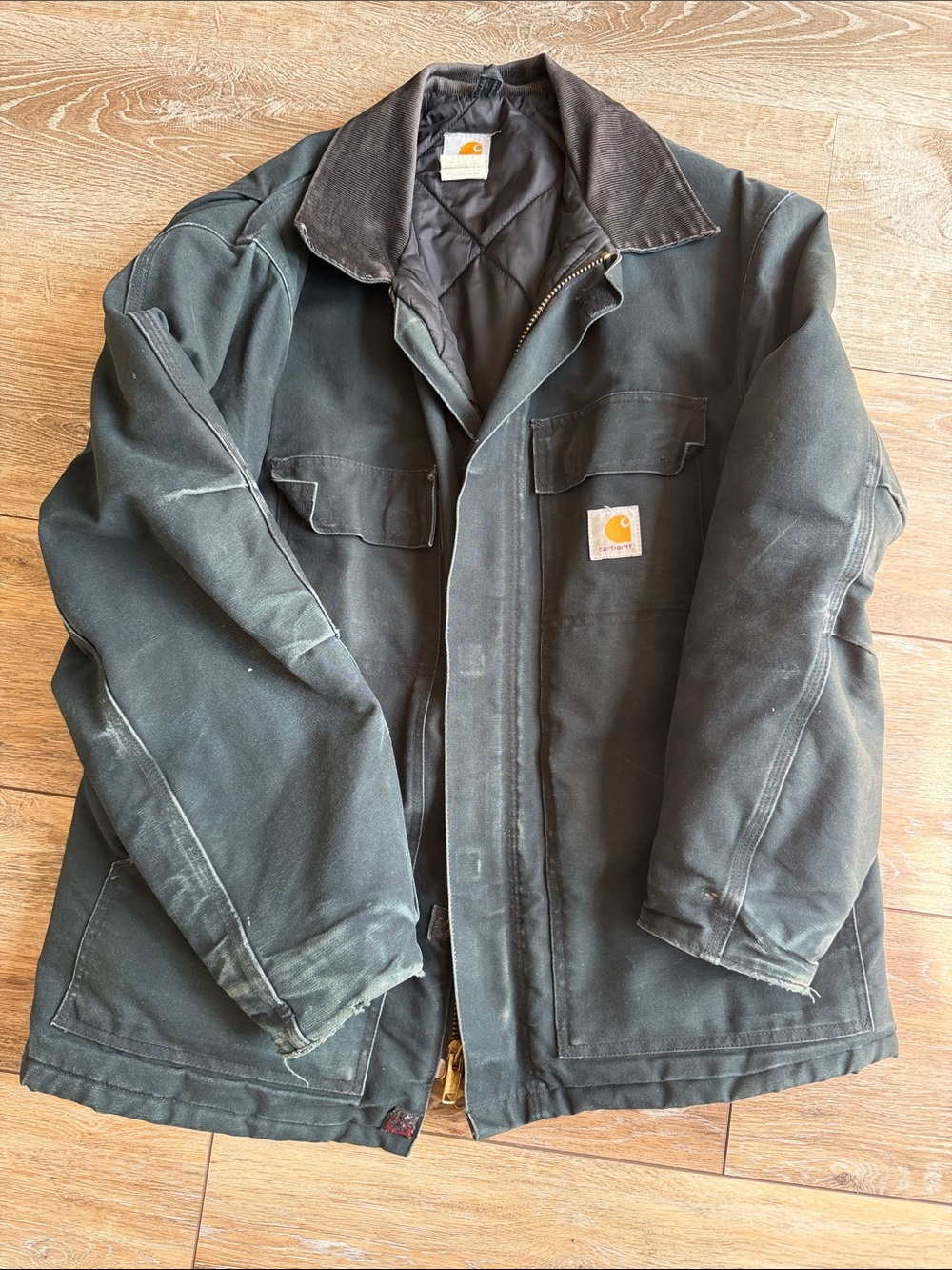 Vintage Carhartt Black Arctic Traditional Coat C03